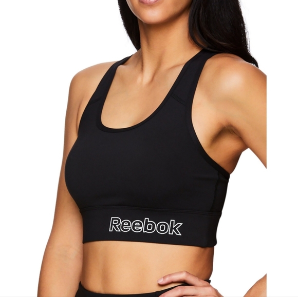 Reebok Women's Essential Sports Bra with Back Pocket and Removable Cups - Picture 4 of 8